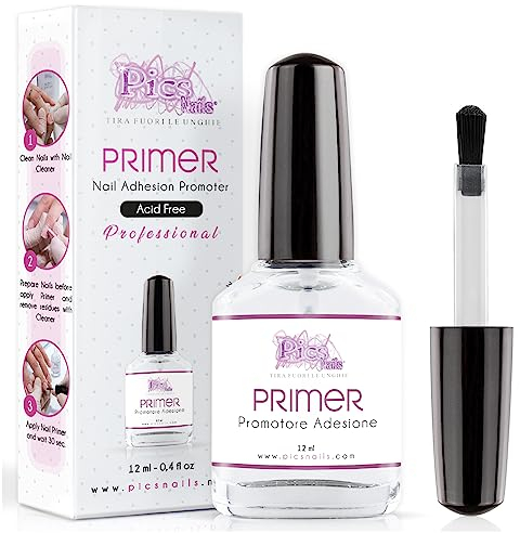 Primer für Gelnägel Professioneller 12 ml - NON Acid Adhesion Promotor für Builder Gel, Farbgel, Semi Permanent, Acrygel, Acryl, One Step Nagellack