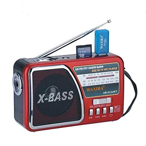 Radio Rechargeable FM AM SW USB MP3 SD/TF Lampe Torche LED Piles/Secteur