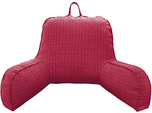 ZHANGJIN Lesekissen Rückenkissen,Bett Rückenlehne Kissen Für Bett Mit Armen Keilkissen Mit Polster Abnehmbare Armlehne TV-Kissen Buchkissen Für Bett Sofa Bürostuhl, 5,75 * 40 * 40cm