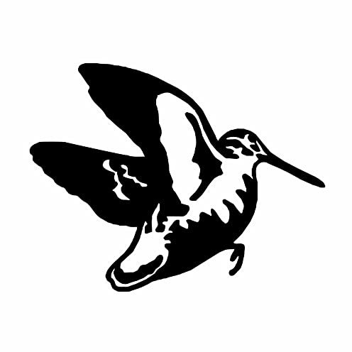 AMA SHOP Adesivo Prespaziato uccello Beccaccia mod.1 |Passione Caccia || Adesivi per Auto | Sticker per Casco, Moto, Camper | Adesivo in PVC per Decalcomania Parete, Murale