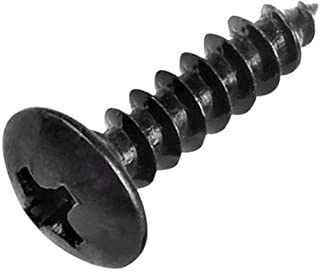 MOOPW Kohlenstoffstahl Kreuz Rundkopf Selbstschneidend Holzschrauben | Mushroom Spitzschwanz Selbstbohrende Schrauben M5 x 25mm 50 Pcs