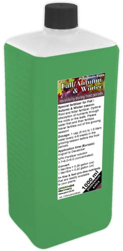 GREEN 24 Engrais d'automne et engrais d'hiver - Engrais potasse liquide NPK pour une meilleure rusticité des plantes (protection hivernale / antigel) 1000ml