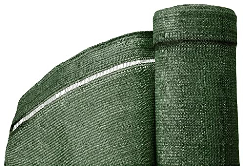 Gardenode Easy Clôture Brise Vue 220 g/m² H1m50 x L 10m Vert - Résistant UV Vent et déchirures - Intimité Vis-à-vis - Jardin Balcon Terrasse