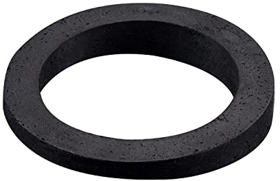 UNI-DRAIN Bathtub Sponge Overflow Gasket Replacement for Plate, Rubber Washer, Black