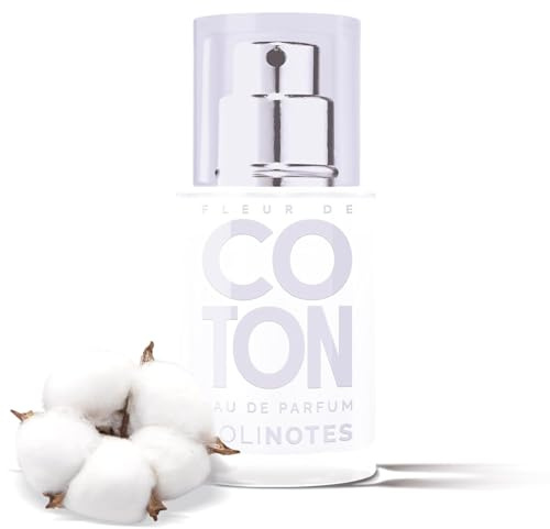 Parfum Femme SOLINOTES Coton - Eau De Parfum | Fragrance Florale et Apaisante - Cadeau Parfait pour Elle - 15 ml