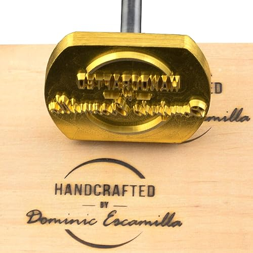 Custom Business Logo Branding Eisen für Holz, benutzerdefinierter Holzbrennstempel für Holzarbeiter, Lederhandwerker (2.54cmx2.54cm)