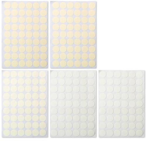 Screw Hole Stickers - Self-Adhesive Cover Caps with Wood Texture, Ugly Screw Hole Cover Stickers, Screw Caps Cover for Wood Wardrobe, Furniture Cabinet - Pack of 270, Light Wood, 21mm/0.83