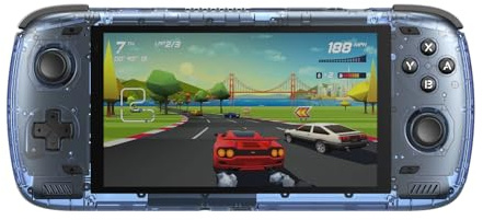 AYN Odin 2 Max Android handheld gaming with high performance Snapdragon 8 Gen 2 Octa-core CPU, Adreno 740 GPU, 16GB RAM, 512GB storage, 6 1080p screen, Wi-Fi 7, Android 13, HDMI.