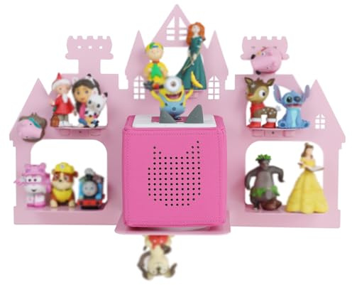 Raweao Figuren Aufbewahrung für Tonie/Toniebox Regal Mädchen Wandmontage