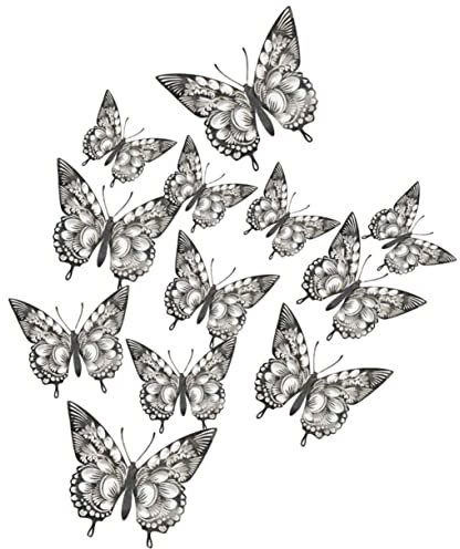 VICASKY 24stücke Schmetterlingsaufkleber Schmetterlingsdekorationen Selbstklebend Wandornament Dekorative Schmetterlinge Für Heimdekor Und Partydeko