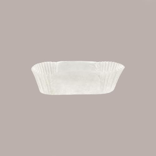 Lucgel Pirottini Carta Bianco Ovale Nr 3 per Pasticceria Fredda - 2000 pezzi -