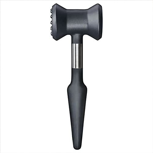 XWBLDBDFC Mazo ablandador de carne. El mejor martillo/libra para ablandar filetes, carne de res y aves de corral. Construcción de metal sólido con mango de agarre cómodo de goma