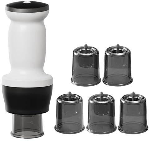 predolo Ventouses de massage électriques 6 ventouses, massage Gua Sha léger et portable, ventouses sous vide pour le dos, le corps entier, les bras, spa à