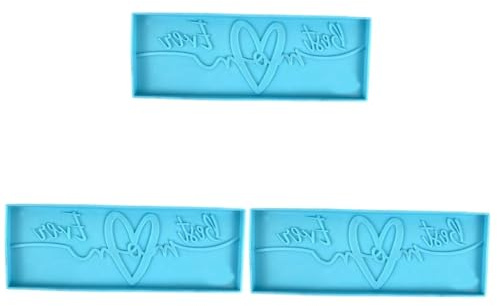 Veemoon 3 Pièces Moule Silicone Diy pour Sous de Fête Mères Pratique avec Pigments Paillettes pour Personnalisés à Offrir à Maman