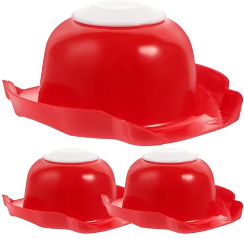 FELTECHELECTR Protector de Dedos para Rallador de Verduras 3 Piezas, Cortador Multiusos para Frutas y Verduras, Herramienta de Cocina Segura y Portátil Color Rojo, Adecuado para Cortar Patatas