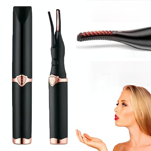 Beheizte Wimpernzange, 2026 Neu Elektrische Wimpernzange mit 3 Temperatureinstellungen, Wimperncurler Beheizt USB, Heated Eyelash Curler für Natürlicher Schwung