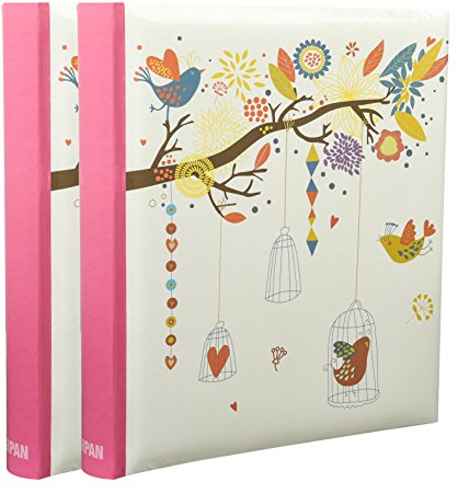 5x7'' Photo Albums Memo Writing Space 200 Photos slip in case Album13 x 18 cm size - Perfect Gifting Album for Wedding, Anniversary, Birthday X 2 By Arpan (Vintage Art Deco Style)