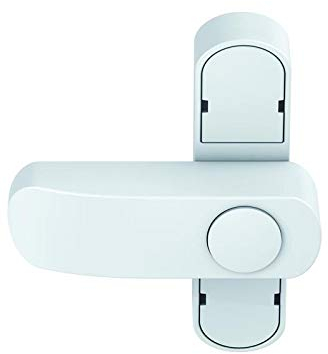 BASI® Fenstersicherung FS 500 für Fenster | Fenstertüren Weiß | Braun Zusatzsicherung Einbruchschutz, Weiß