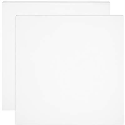 BENECREAT 2PCS Lastra in Gomma Siliconica Bianca 200x200x2mm Guarnizione Resistente alle Alte Temperature, Utilizzata per Realizzare Guarnizioni e Tenute