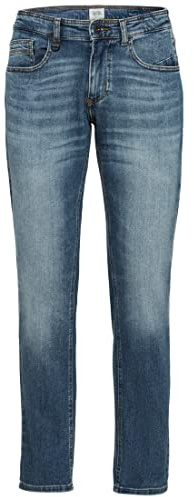 camel active Herren Slim Fit 5-Pocket Jeans Blau, menswear-36/32