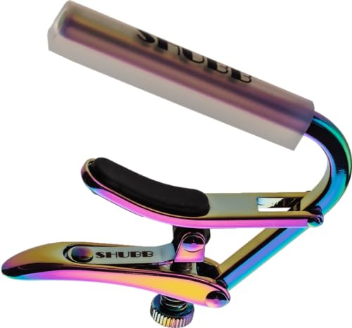 SHUBB - C2P Royale, Kapodaster für Gitarre mit Nylonsaiten, Paua