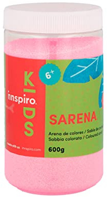 INNSPIRO Rosa Sand 600 Gr., für Dekoration und Bastelarbeiten