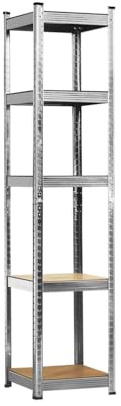 THINIA HOME Estantería Modular con 5 Baldas Ajustables 180x40x40cm 175Kg
