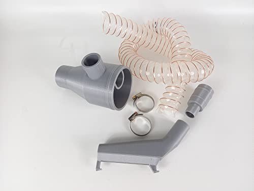 Generisch Suction System Compatible with Bosch GTS 10 XC for Diameter 100 Extraction System Suction Table Saw Suitable for Bosch GTS10XC