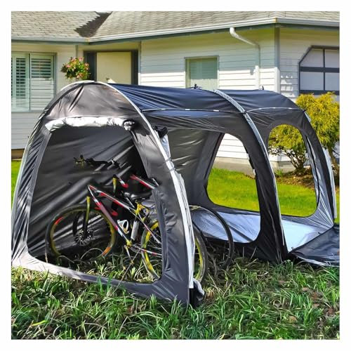 YSMSMZJK Fahrradbox Hängen 2 in 1 Gartenhütte Vor Wind,Regen,Schnee und Staub Schützen Fahrrad Zelt Fahrradbox