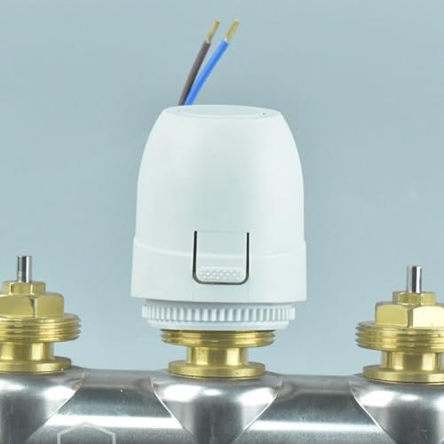 HEBEOT Attuatore attuatore per riscaldamento a pavimento per riscaldamento a pavimento Attuatore collettore di riscaldamento a pavimento Valvola di riscaldamento elettrica M30* 1.5