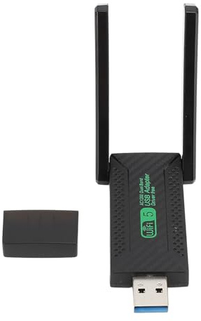 1300 Mbps USB 3.0 de alta velocidad doble antenas doble banda 5G 2.4G adaptador de red inalámbrica, alta velocidad WiFi dongle para portátil adaptador inalámbrico