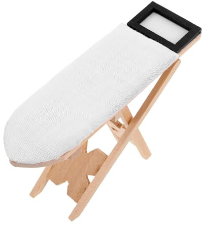 Warmhm Mini Table à Repasser Décorative pour Poupées Accessoire Miniature De Maison De Poupées avec Design Créatif Et Unique