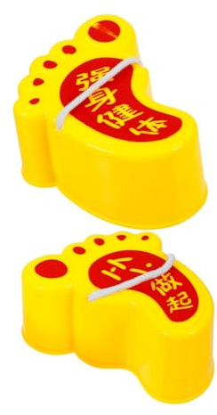 Mikikit 1 Paar Zylindrisches Stelzenspielzeug Eltern-Kind-Gleichgewichtsspielzeug Kindergarten Stelzen Laufstelzen Balance- für das Training Plastik