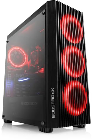 Gaming PC - AMD 5500, RTX 5060, 32 GB RAM, 1 TB SSD, WLAN, Windows 11 | Ryzen 5 6x 3.6 GHz, 8 GB VRAM, M.2 NVMe, DDR4, Wifi, Win11 Home, günstiger Computer für Zocker, Rechner zum Spielen (A12536)