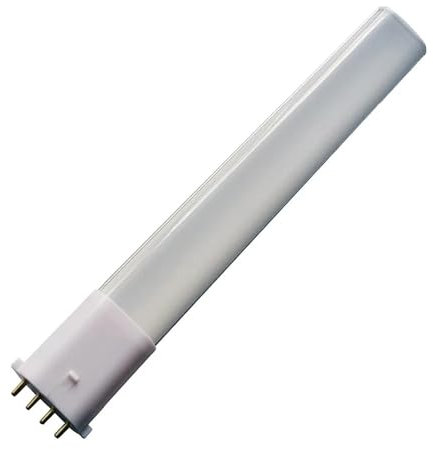 Canvia Lampada da scrivania con protezione degli occhi a LED 2G7 8W 6W 4W, sostituisce la lampada da scrivania a tubo tipo 9W11WU(WHITE,YES_6W)