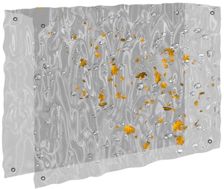 Regenschutz für den Außenbereich, wasserdichter Trockenschutz, wetterfestes Design, transparenter PVC-Sonnenschutz für Regale, staubdichte Kleidung, Dessous, Decke, Hosen, Hemden