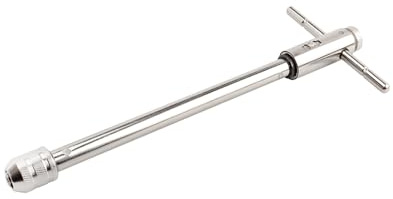 Bestgle Giramaschi a Cricchetto [Allungata], Maniglia a T Regolabile Chiave a T per Maschi Maniglia per Maniglie a Cricchetto per Rubinetti M3-M8
