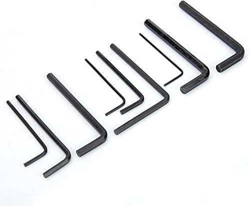 Jelquix Gitarrenhals-Steg-Tuner-Schlüssel-Set, Langlebiger Sechskant 1,5–5,0 Mm für Akustisches und Elektrisches Bass-Spielzubehör