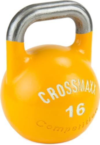 Lifemaxx Crossmaxx Wettkampf-Kettlebells - Gelb - 16 kg