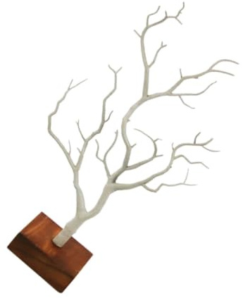 Artibetter Gioielli Pe Portagioielli da Appendere Organizzatore e a Forma di Albero per in Legno Decorazione Unica per Casa e Mobile Tv