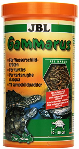 JBL Gammarus 70323 Ergänzungsfutter für Wasserschildkröten, 1er Pack (1 x 1 l)