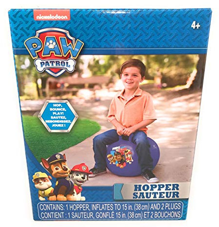 Paw Patrol Nick Jr Hopper Ball 15 (Bouncing Ball) (Styles and Colors May Vary)