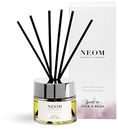 Neom Organics London - Complete Bliss, Reed Diffuser, Scent to Calm and Relax Range, 100 ml
