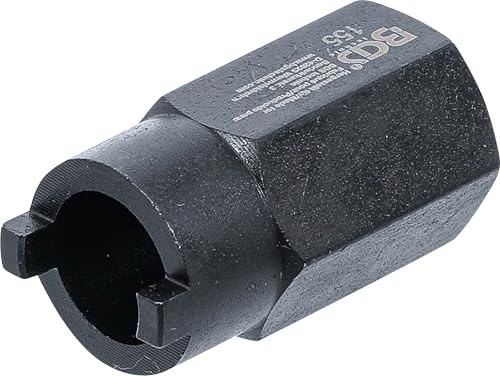 BGS 155 | Federbein-Einsatz | für VW, Audi | Außensechskant 22 mm | Oberfläche brüniert, schwarz | Spezialwerkzeug für Fahrwerk und Federbein