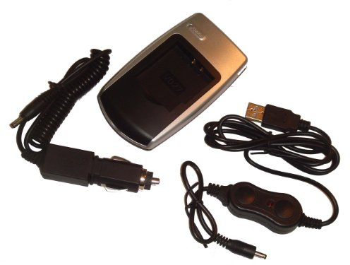 CARICABATTERIA + ADATTATORE DA AUTO per BATTERIA SONY NP-BN1