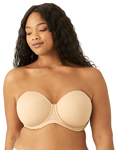 Wacoal Womens Red Carpet Strapless Full Busted Underwire Bra, Sand, 38F