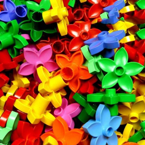 Lego® Duplo® Juego de flores – 5 piezas de flores mixtas de colores | Lego® Duplo® flores y plantas de colores | Creativo Lego® Duplo® Juguetes para niños