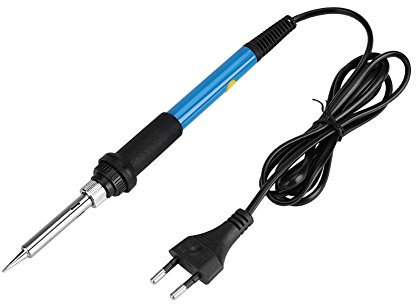 60 Watt Elektrische Lötkolben Lötstation Einstellbare Temperatur mit Stecker Sicher und Einfach für Verschiedene Repariert Verwendung Löten Schweißen Eisen Werkzeug