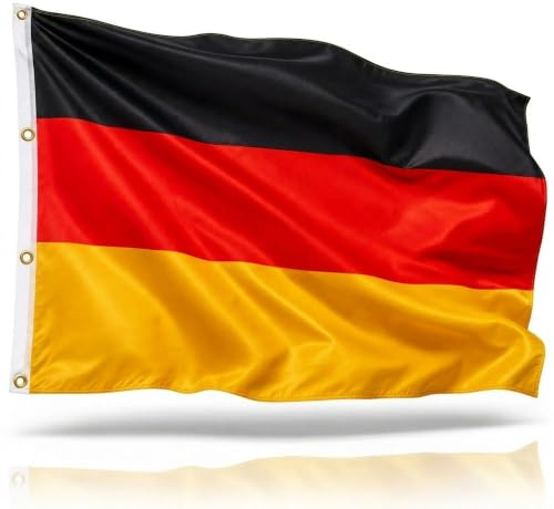 MC-TREND Bandera de Alemania, 450 x 190 cm, de poliéster resistente (450 x 190 cm)
