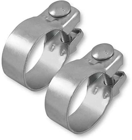 2x Breitbandschellen ø von 37-82 mm Auspuff Schelle Klemme Traktor Verzinkt (59,5 mm (58-61mm))